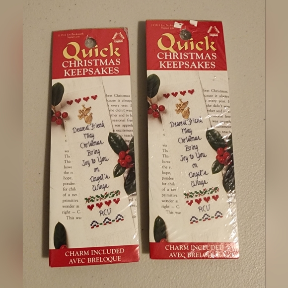 Set of 2 leisure arts friends cross stitch set - Picture 1 of 4